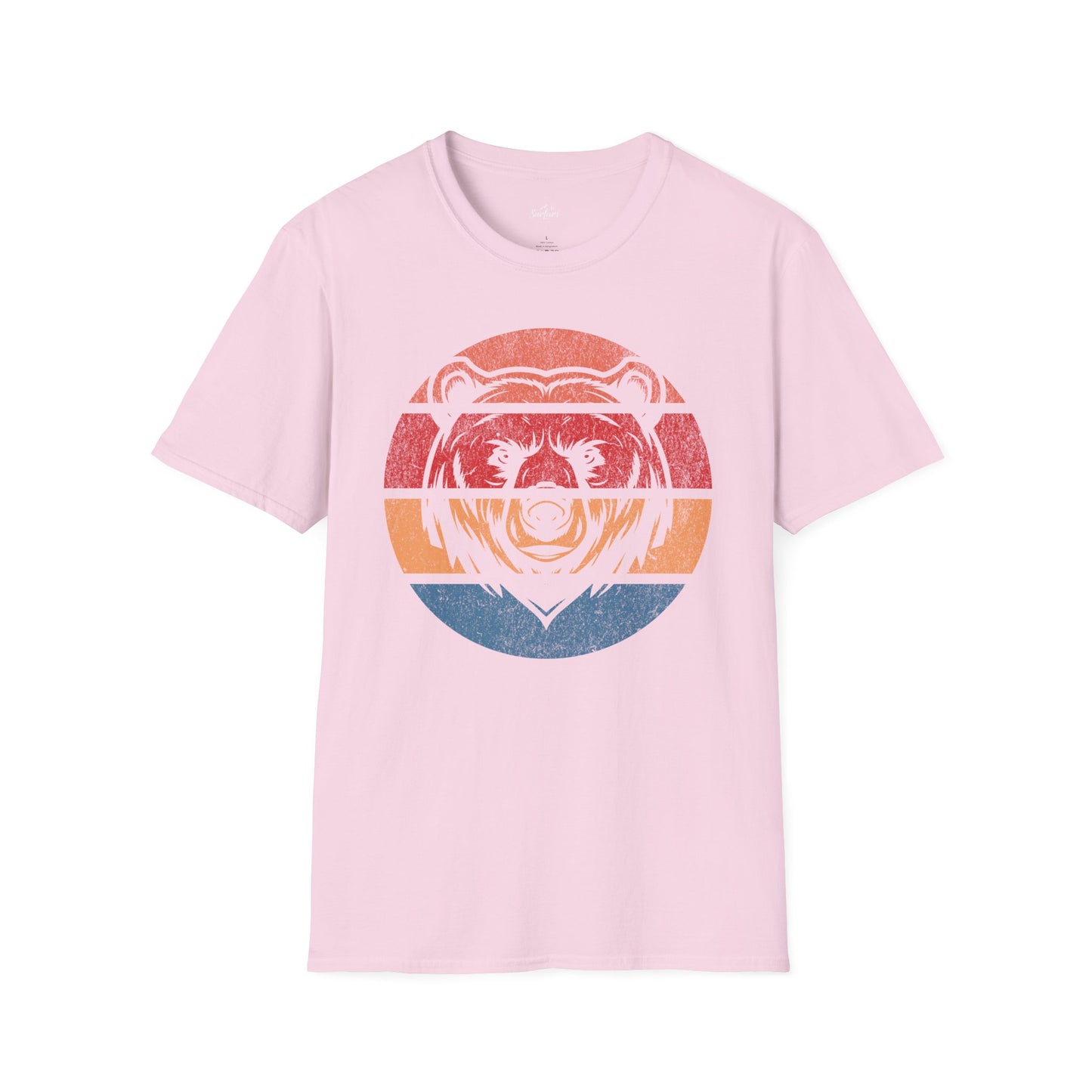 Retro Sunset Bear