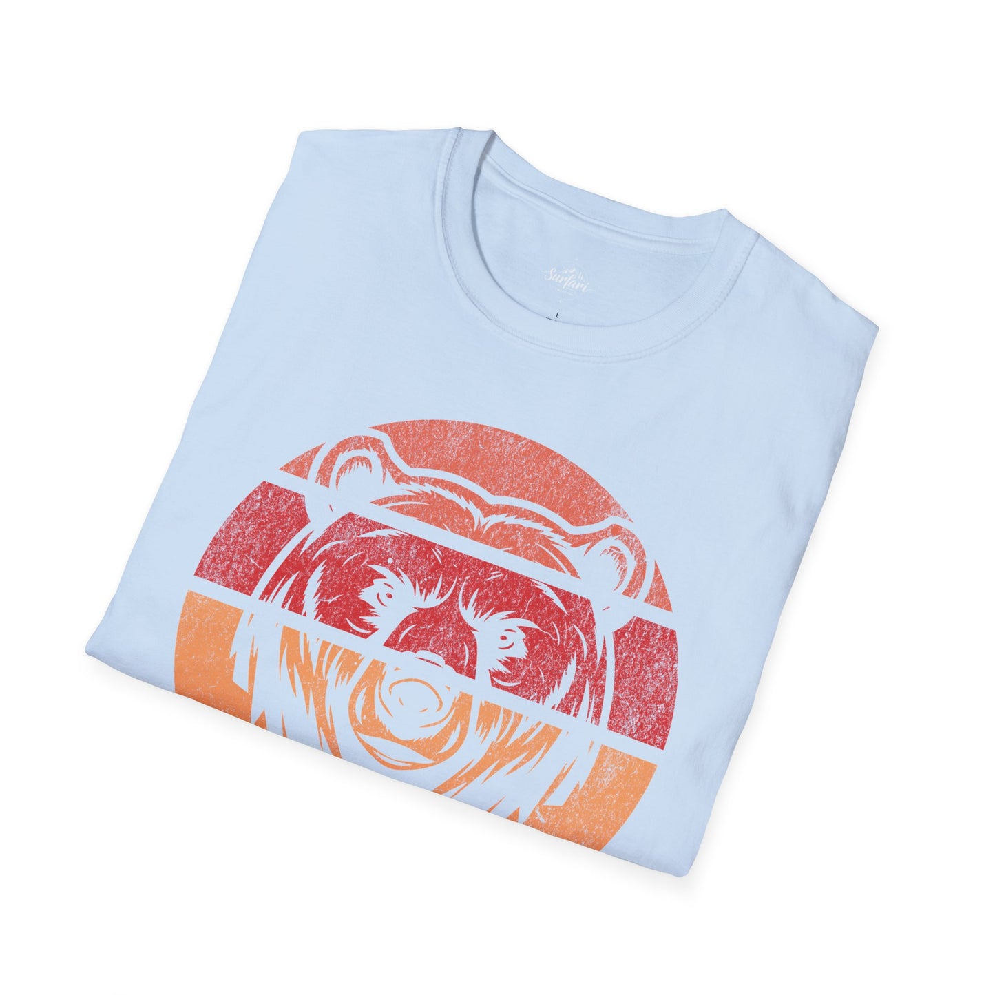Retro Sunset Bear