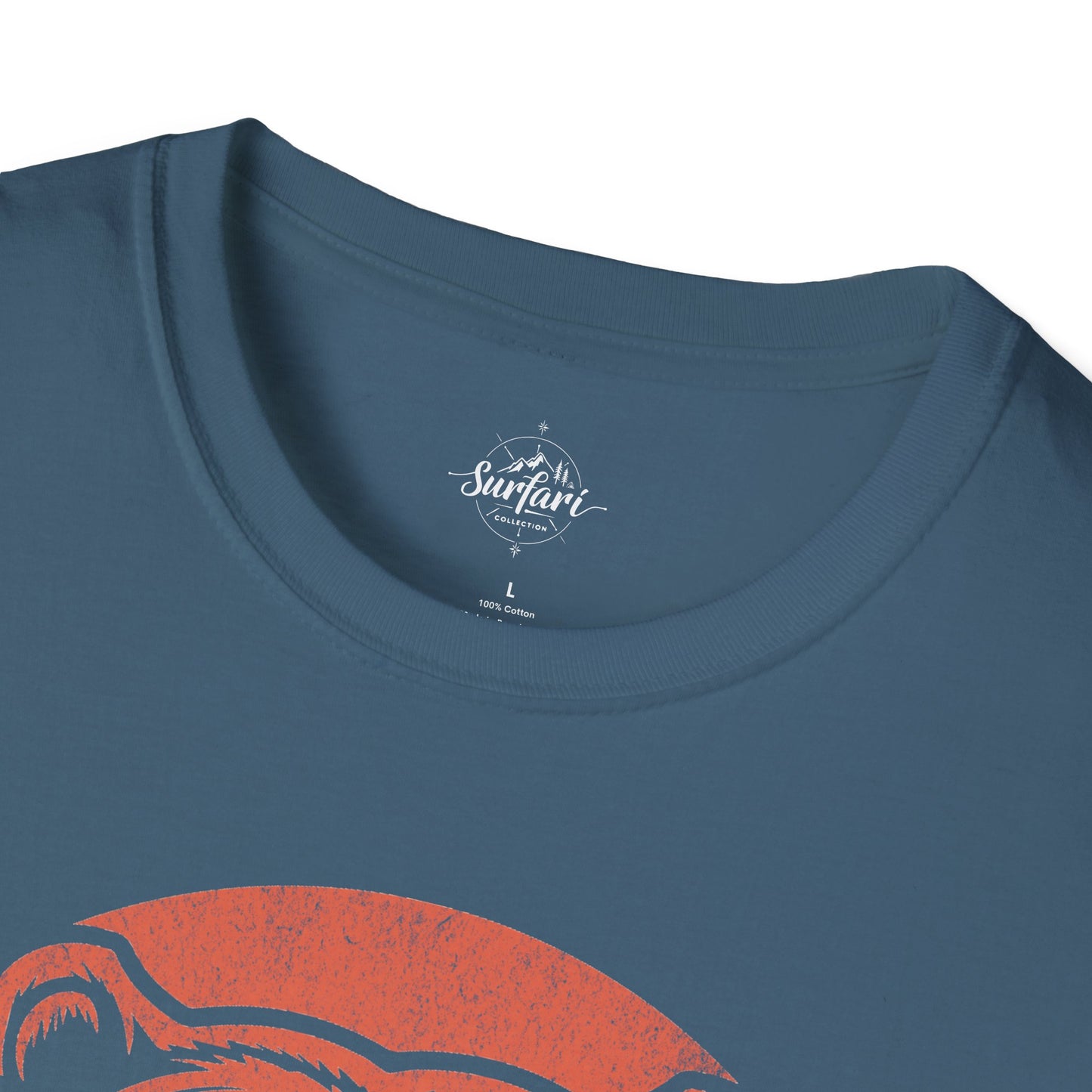 Retro Sunset Bear