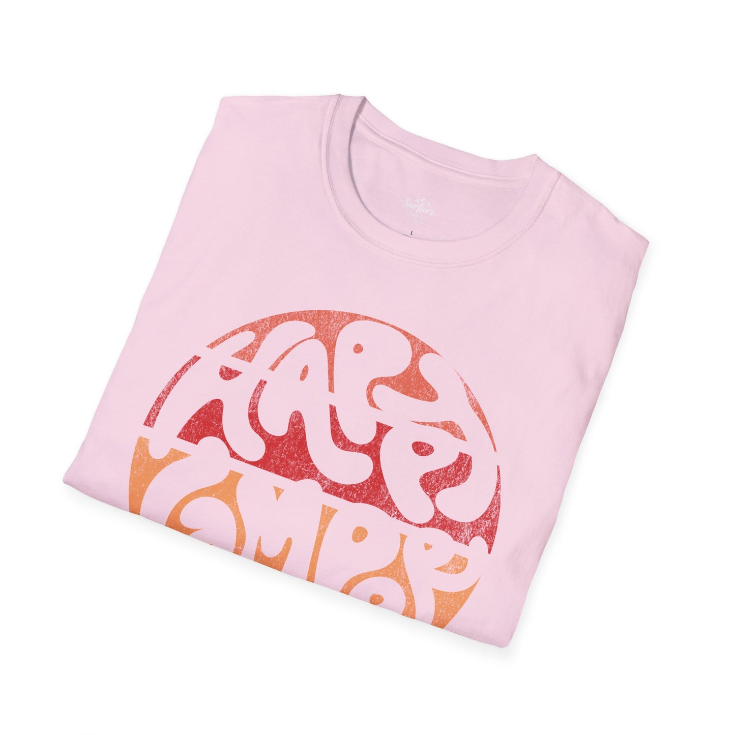 Retro Sunset Happy Camper