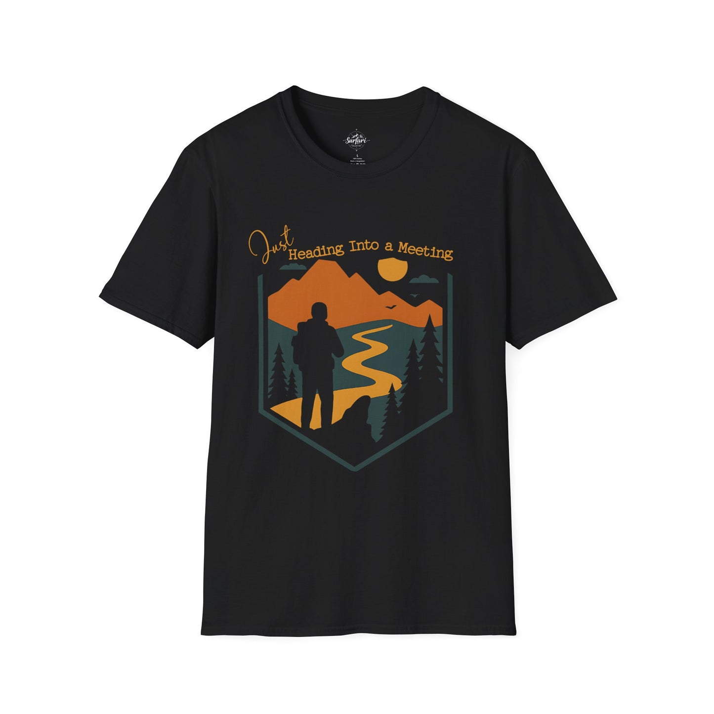 Heading into a meeting - hiker
