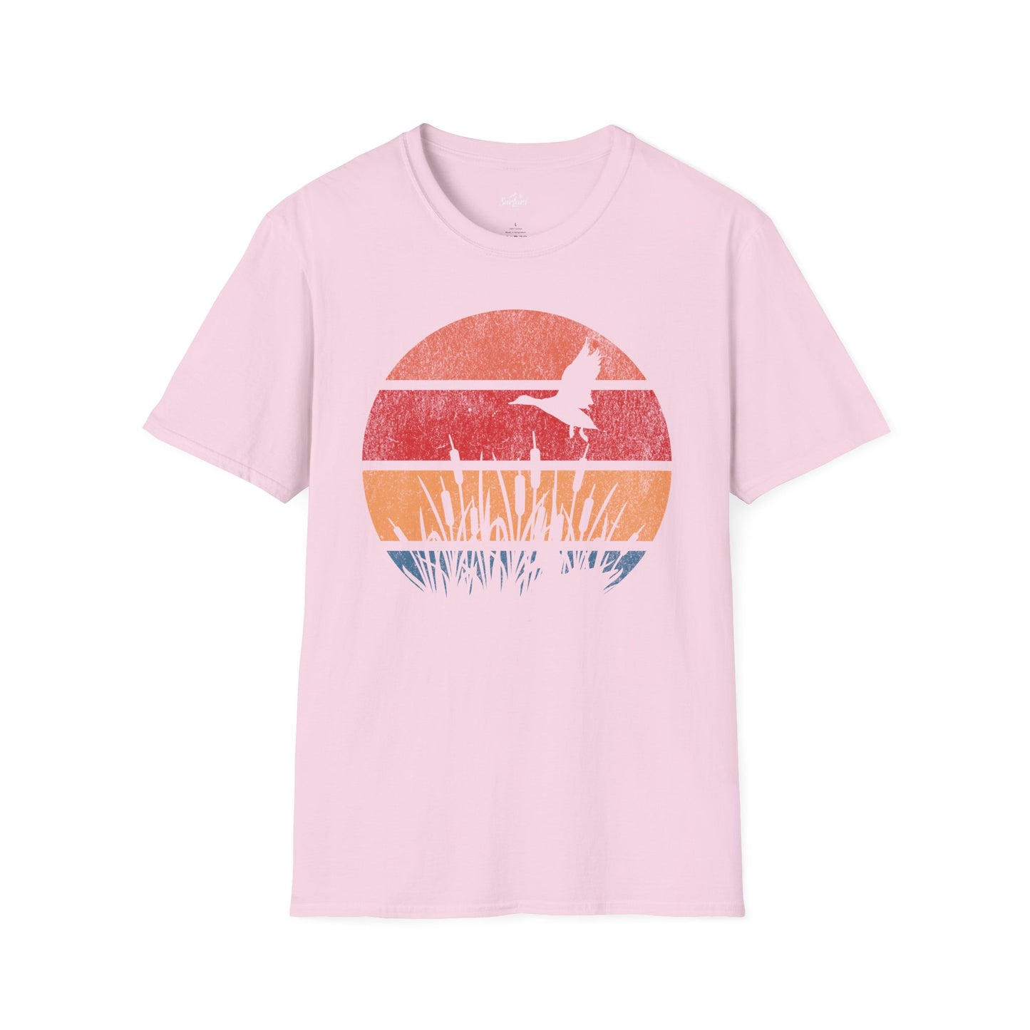 Retro Sunset Duck