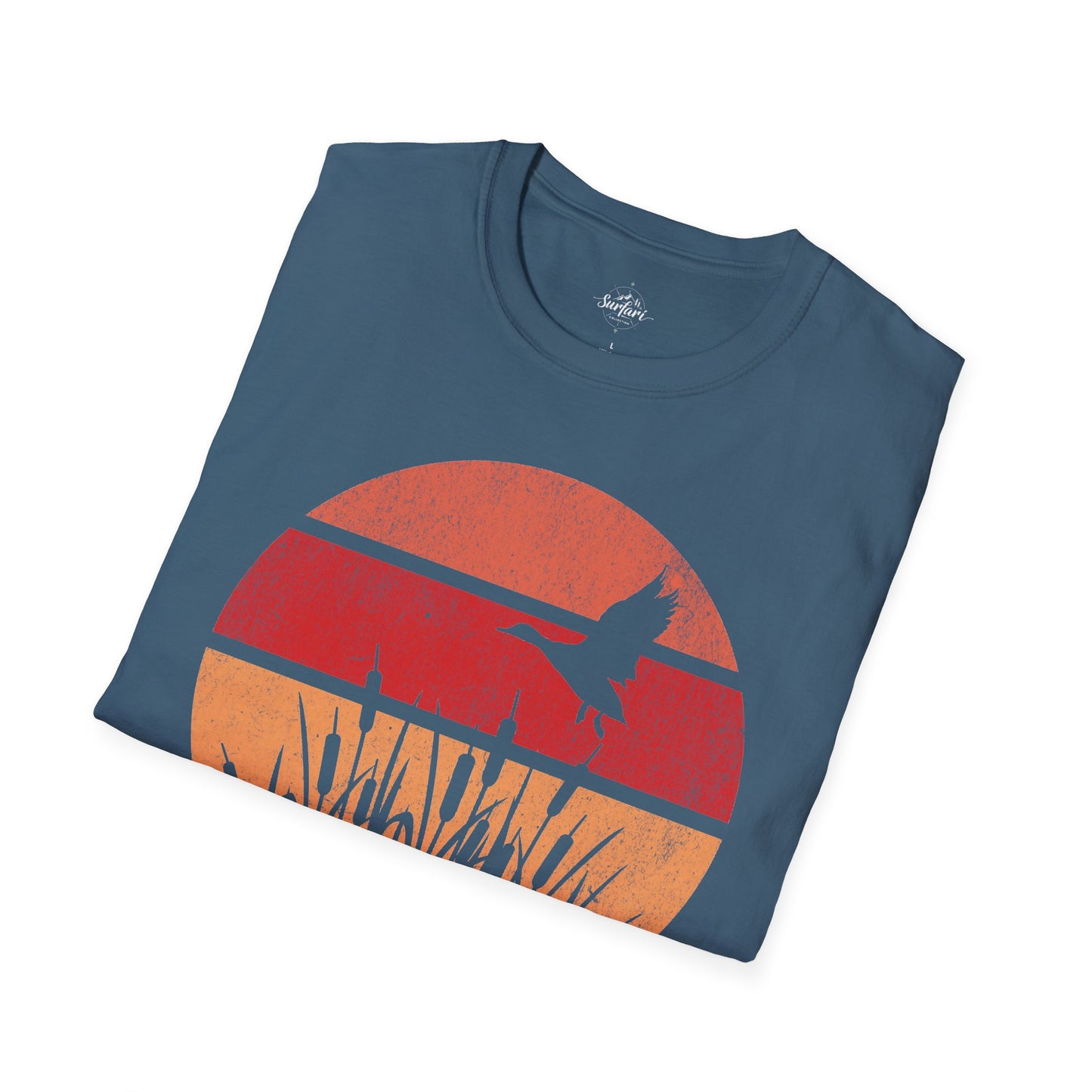 Retro Sunset Duck