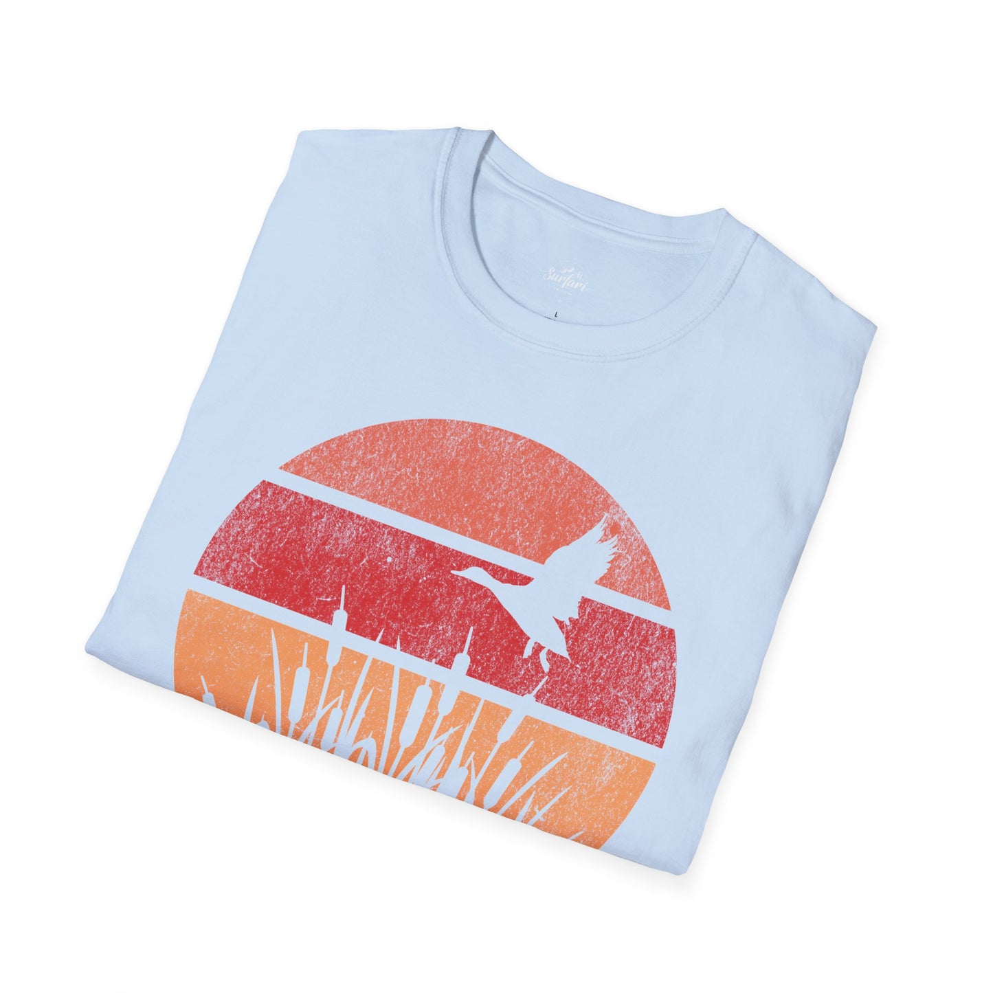 Retro Sunset Duck