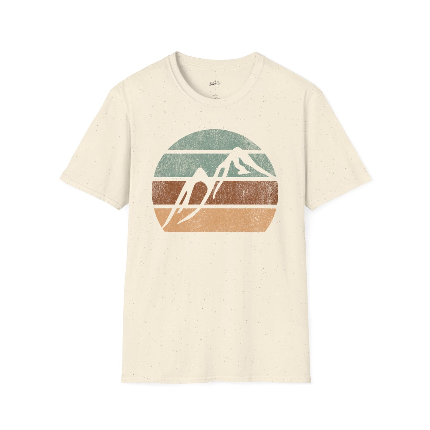 Retro Sunset Mountains