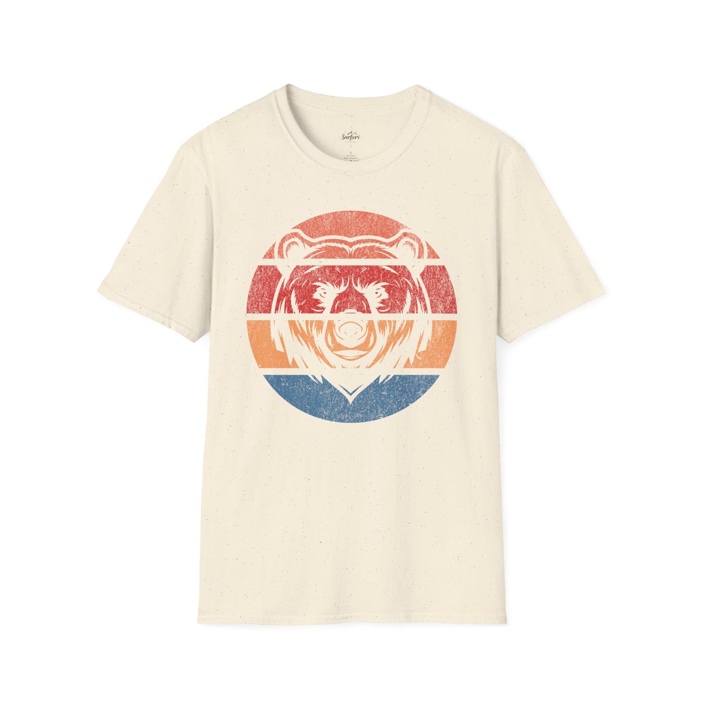 Retro Sunset Bear