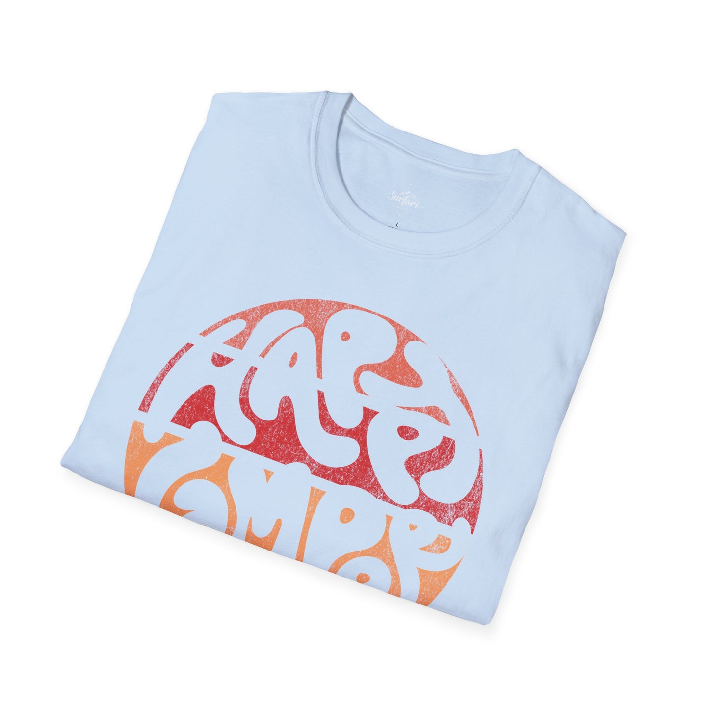 Retro Sunset Happy Camper
