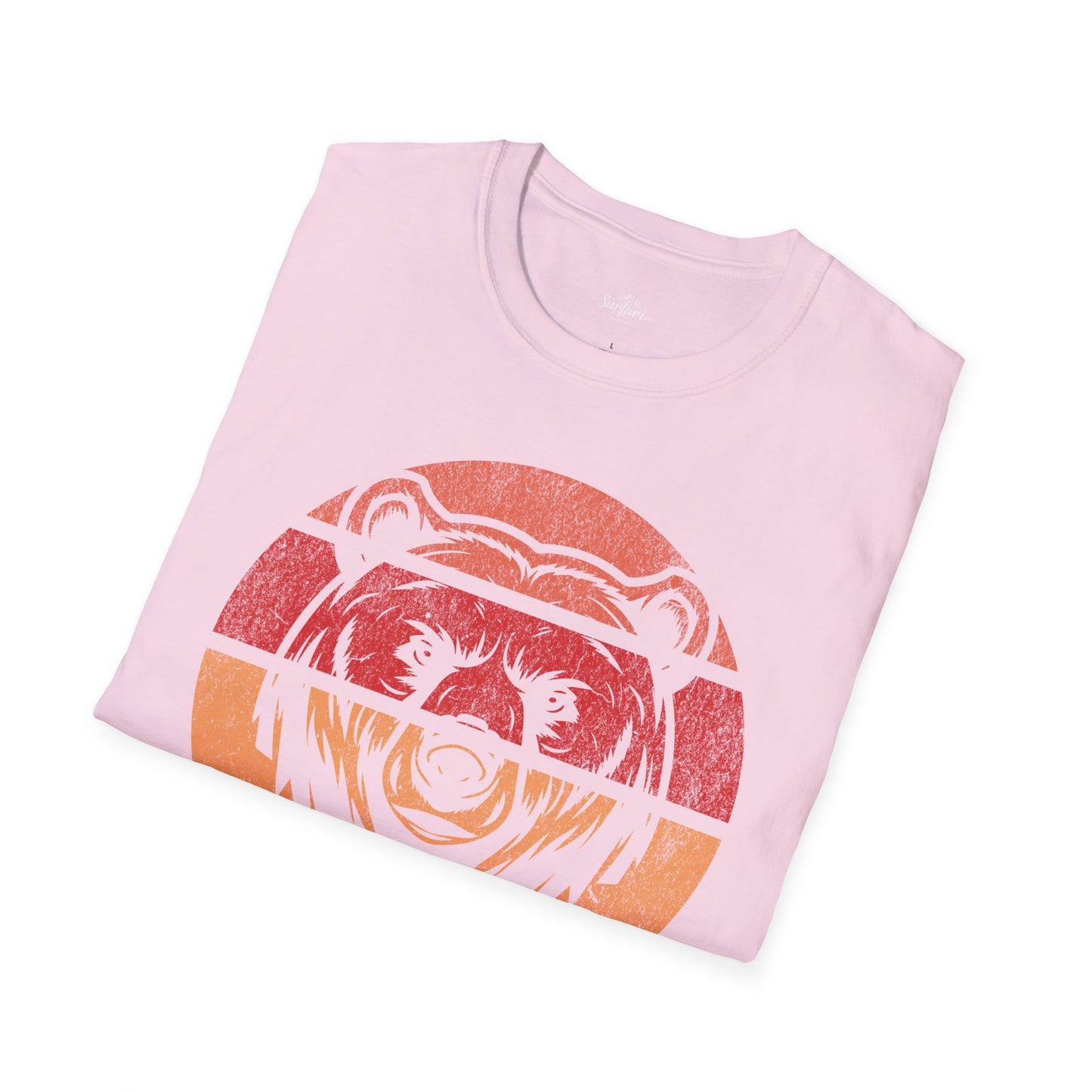 Retro Sunset Bear