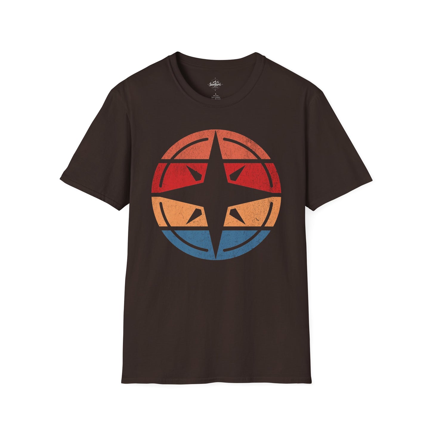 Retro Sunset Compass