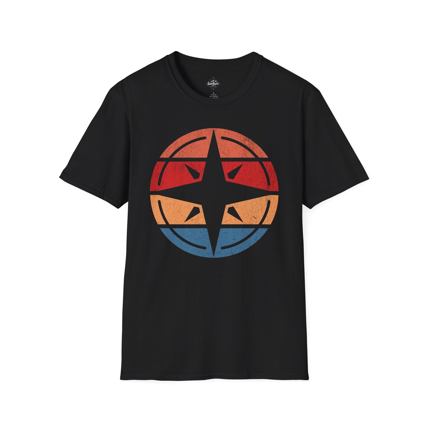 Retro Sunset Compass