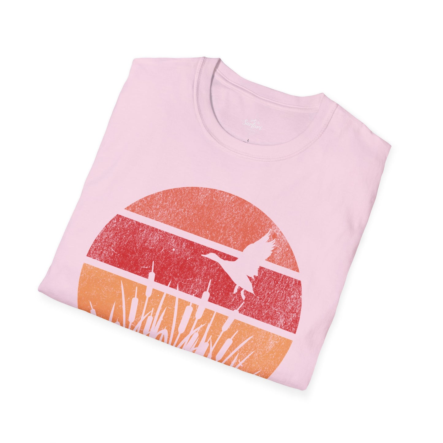 Retro Sunset Duck