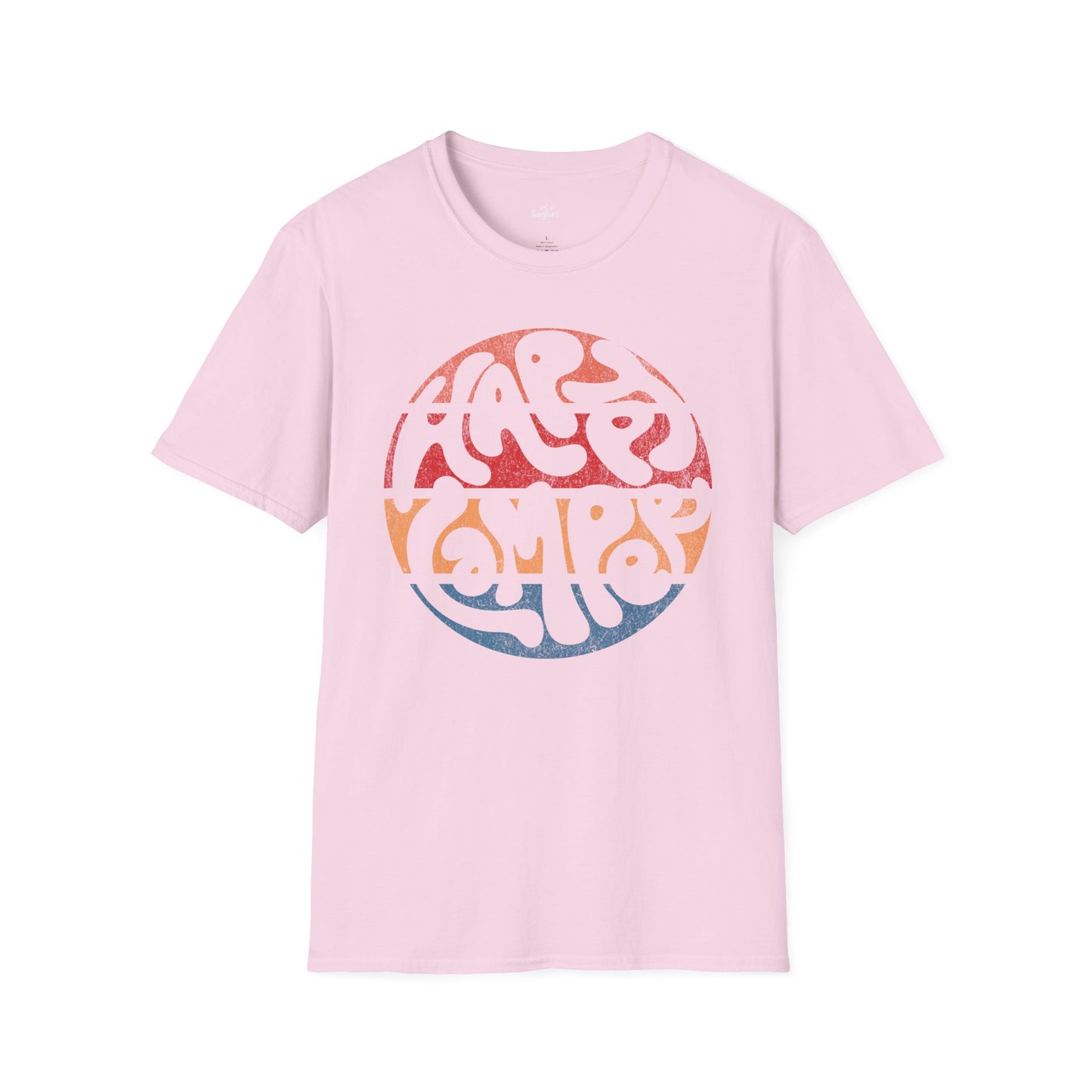 Retro Sunset Happy Camper