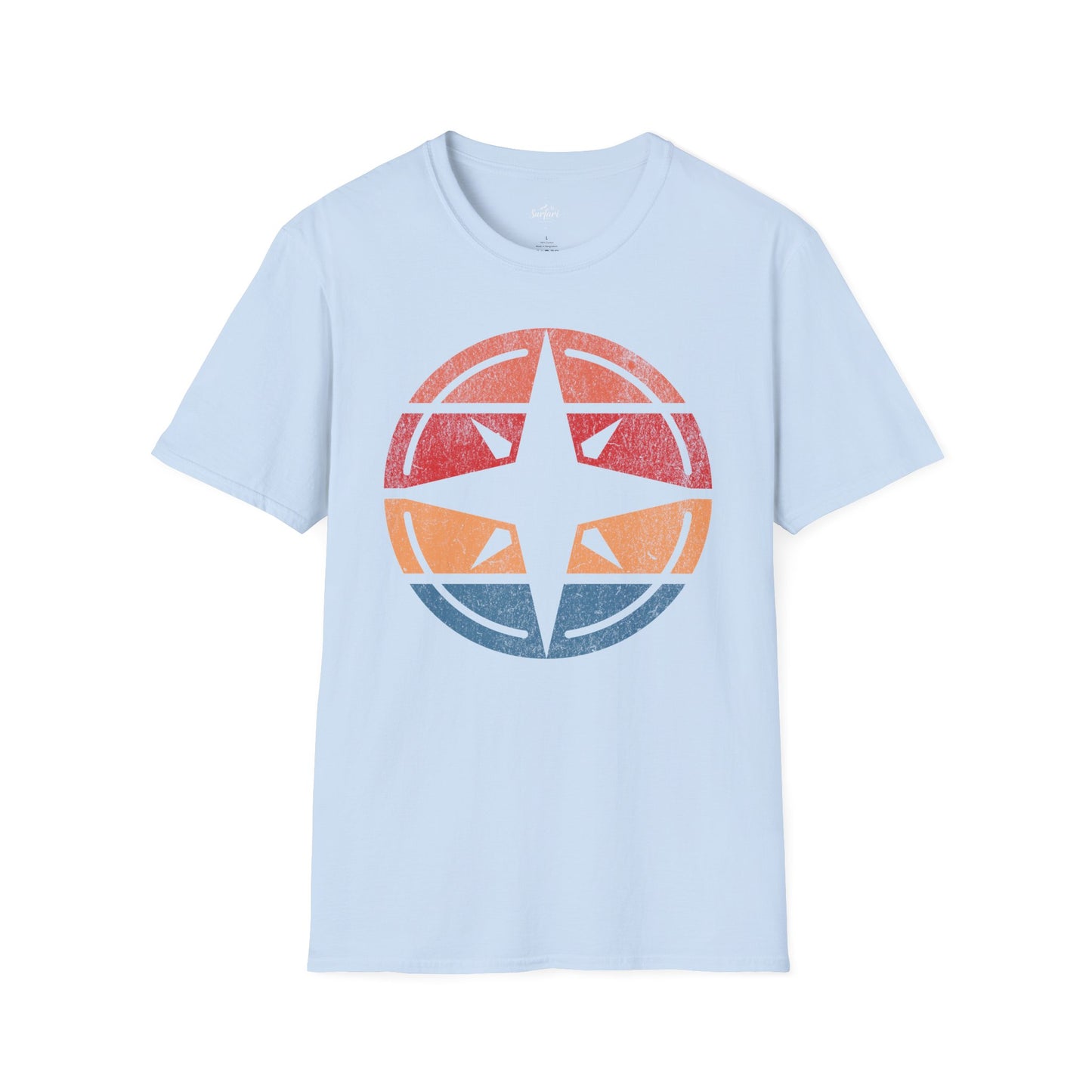 Retro Sunset Compass