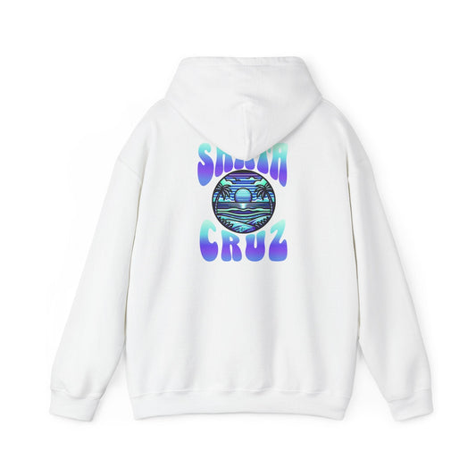 Printify Hoodie S / White Santa Cruz Hoodie Unisex Heavy Blend™ Hooded Sweatshirt