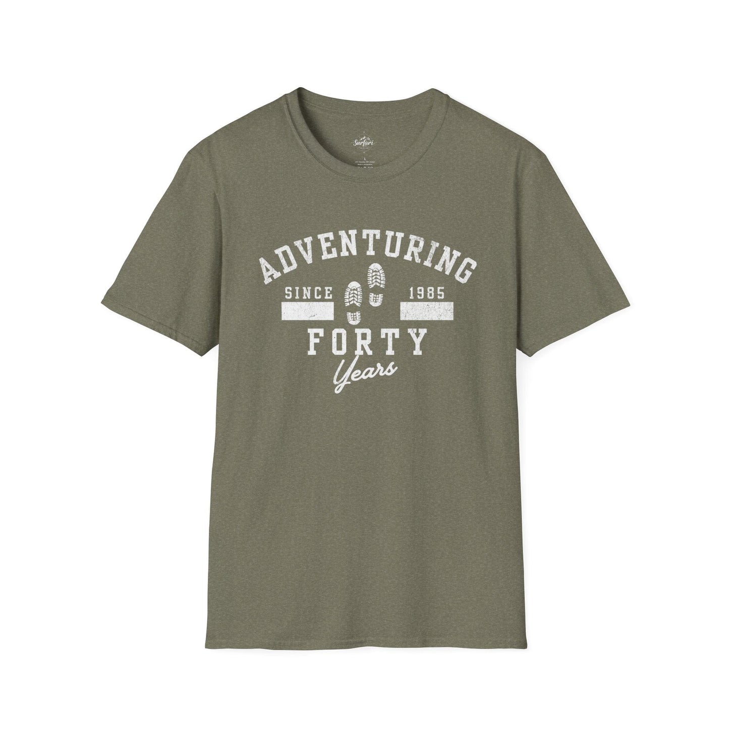 Printify T-Shirt Adventuring Since 1985
