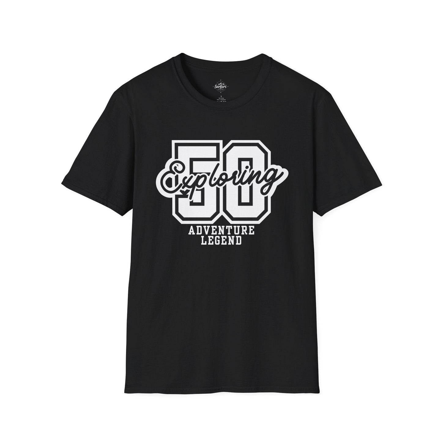 Printify T-Shirt Black / XS 50 Yrs of Adventure