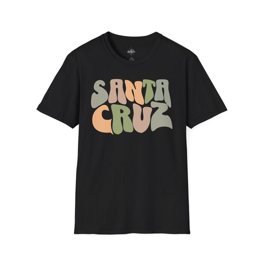 Printify T-Shirt Black / XS Santa Cruz
