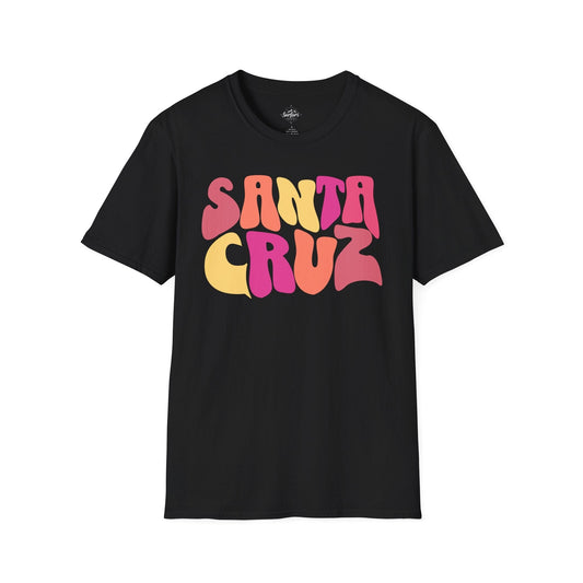 Printify T-Shirt Black / XS Santa Cruz Funky