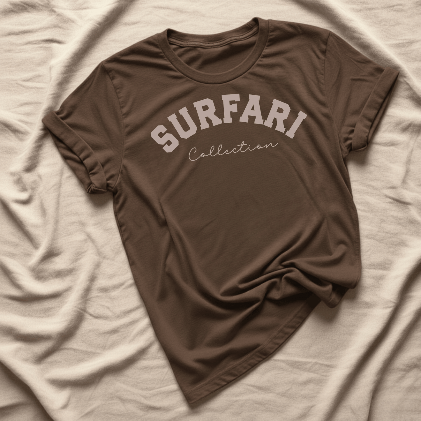 Printify T-Shirt Dark Chocolate / S Surfari Collection