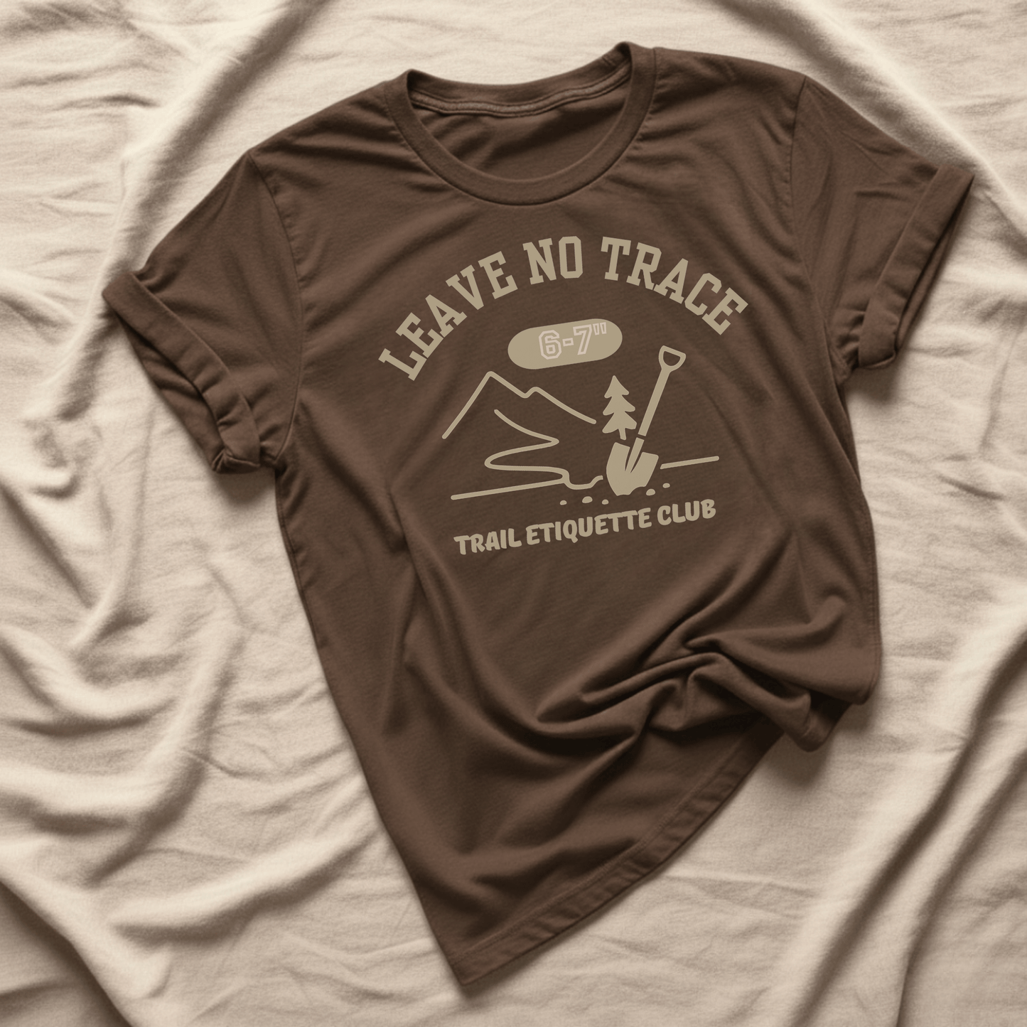 Printify T-Shirt Dark Chocolate / S Trail Etiquette Club