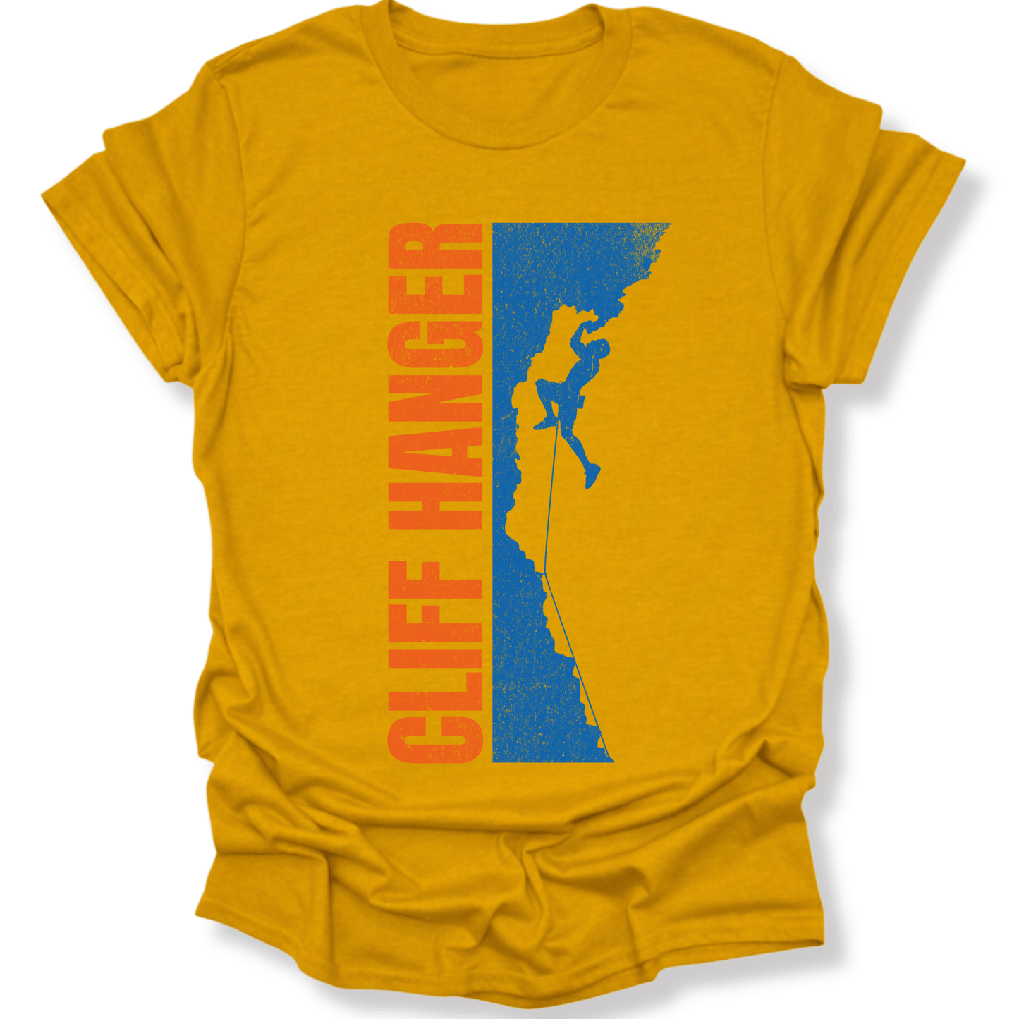 Printify T-Shirt Gold / S Cliff Hanger