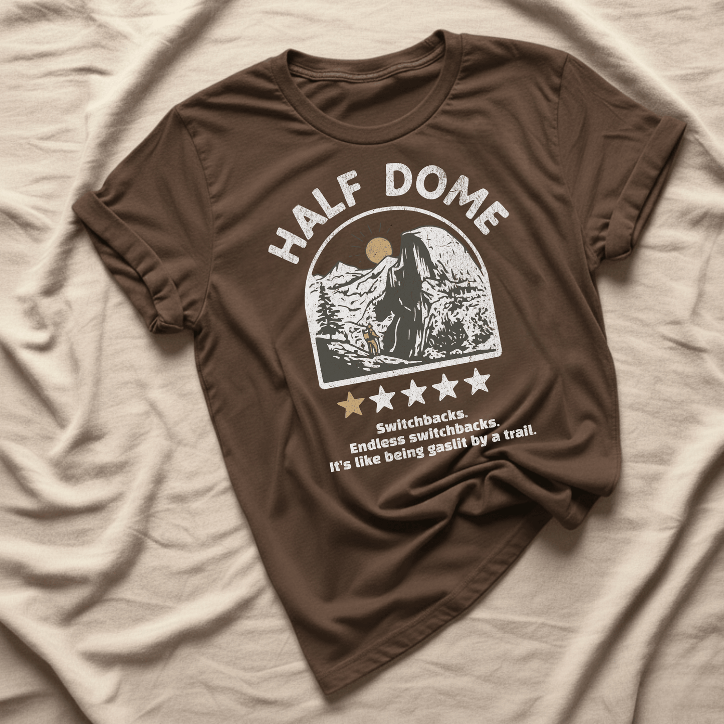 Printify T-Shirt Half Dome 1 Star T-Shirt