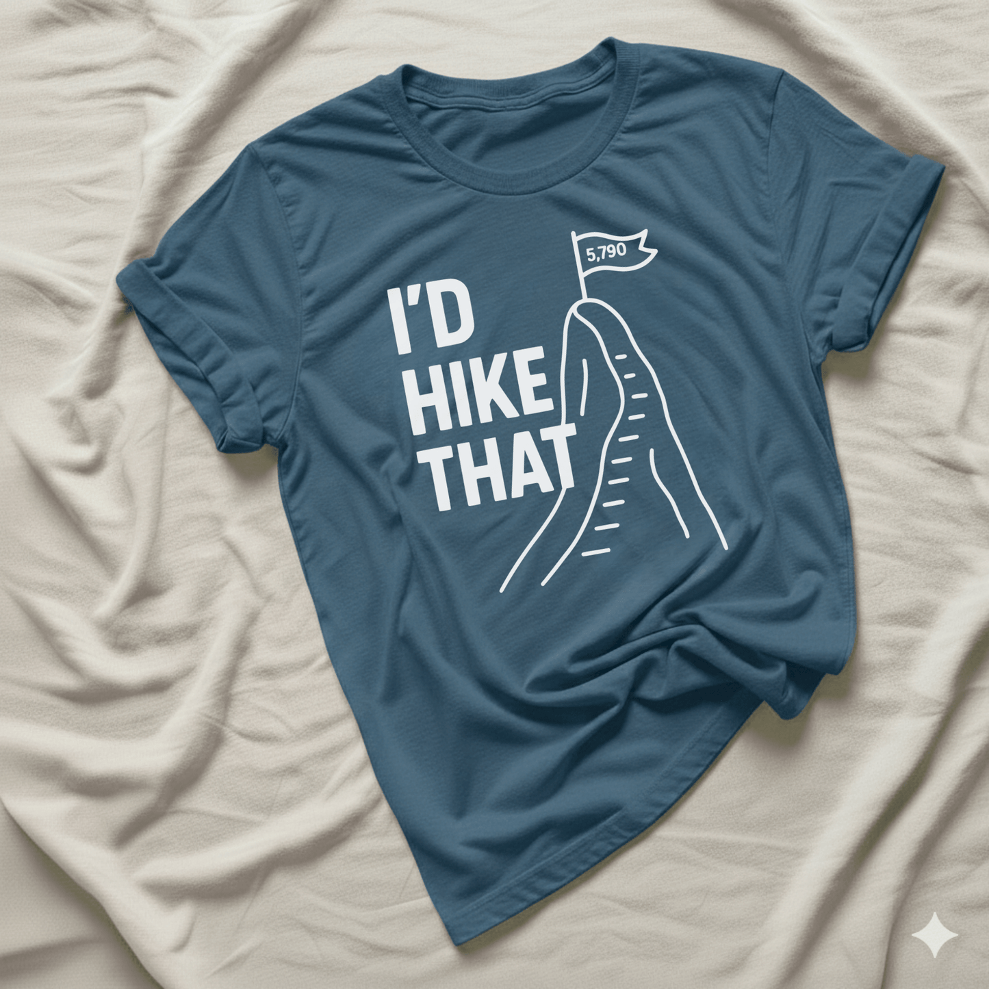 Printify T-Shirt I'd Hike That, Angels Peak
