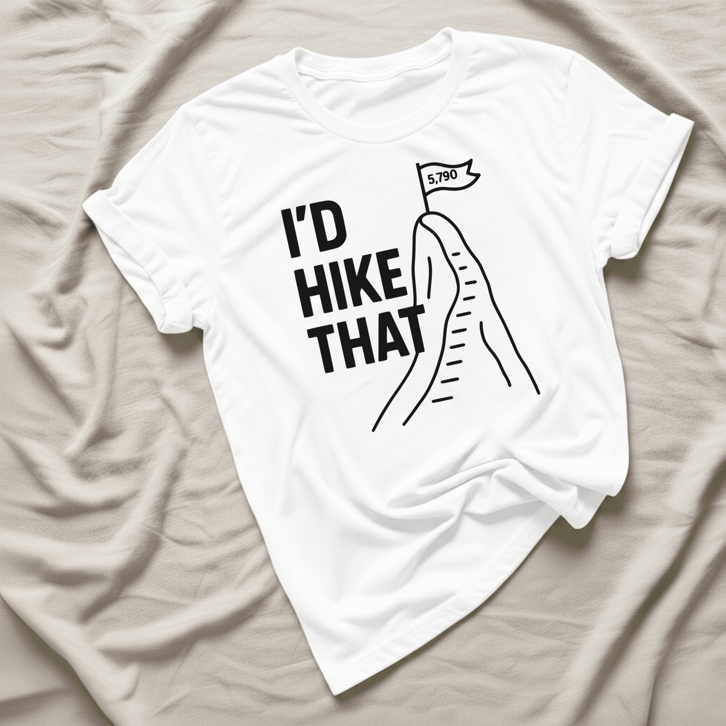 Printify T-Shirt I'd Hike That, Angels Peak