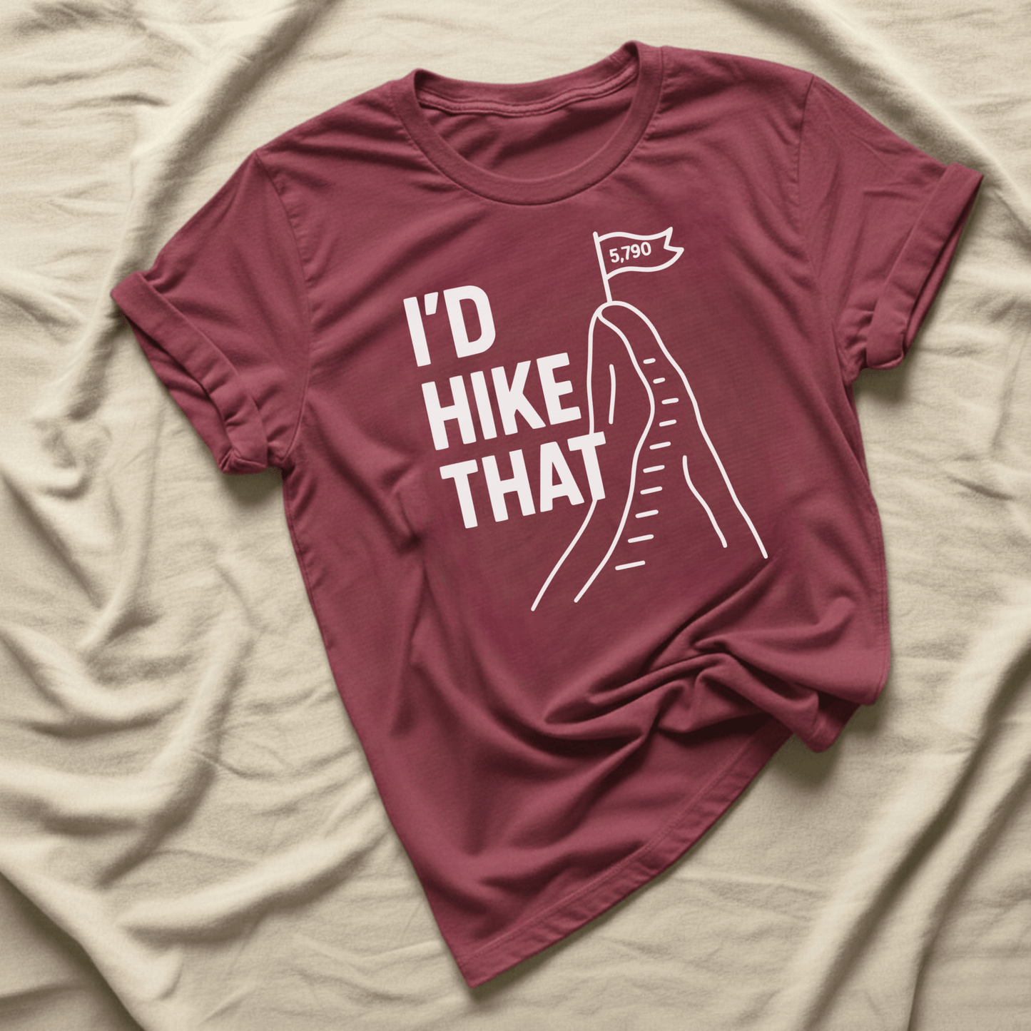 Printify T-Shirt I'd Hike That, Angels Peak