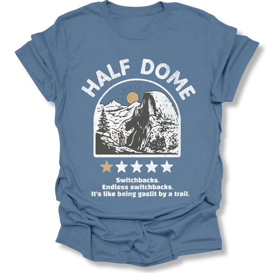 Printify T-Shirt Indigo Blue / S Half Dome 1 Star T-Shirt