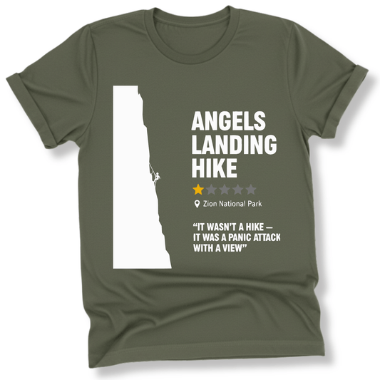 Printify T-Shirt Military Green / S Angels Landing