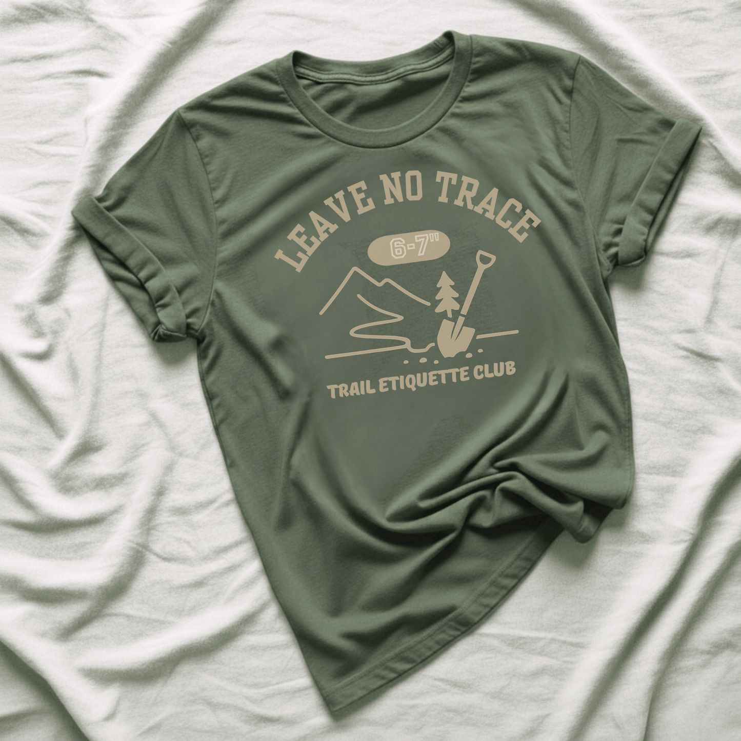 Printify T-Shirt Military Green / S Trail Etiquette Club