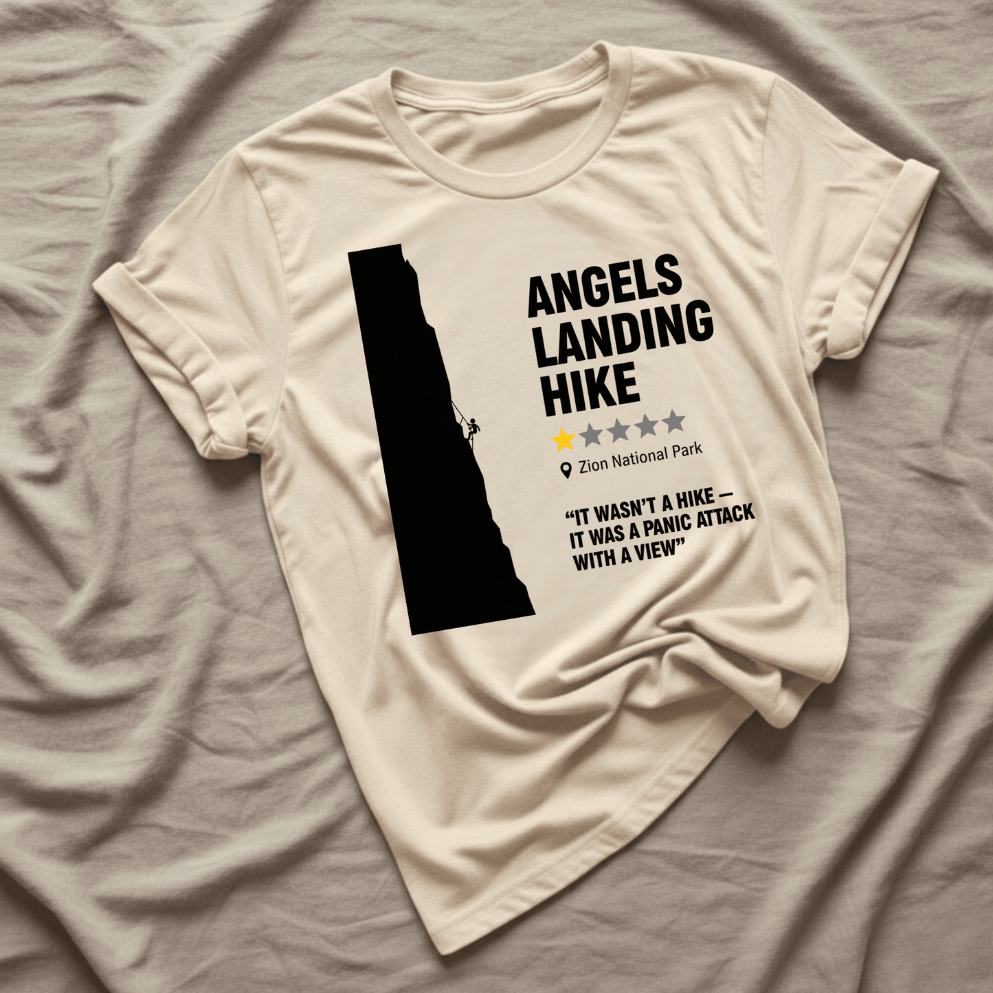 Printify T-Shirt Natural / S Angels Landing