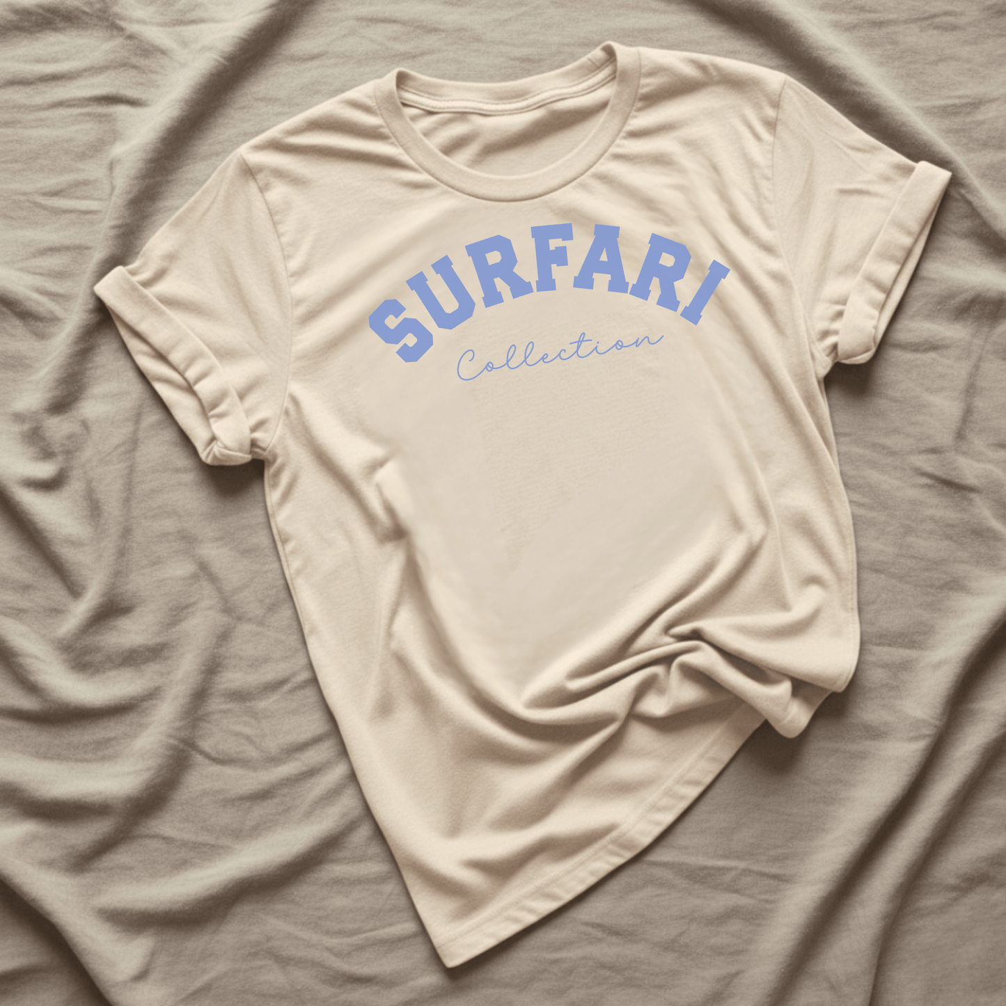 Printify T-Shirt Natural / S Blue Surfari Collection