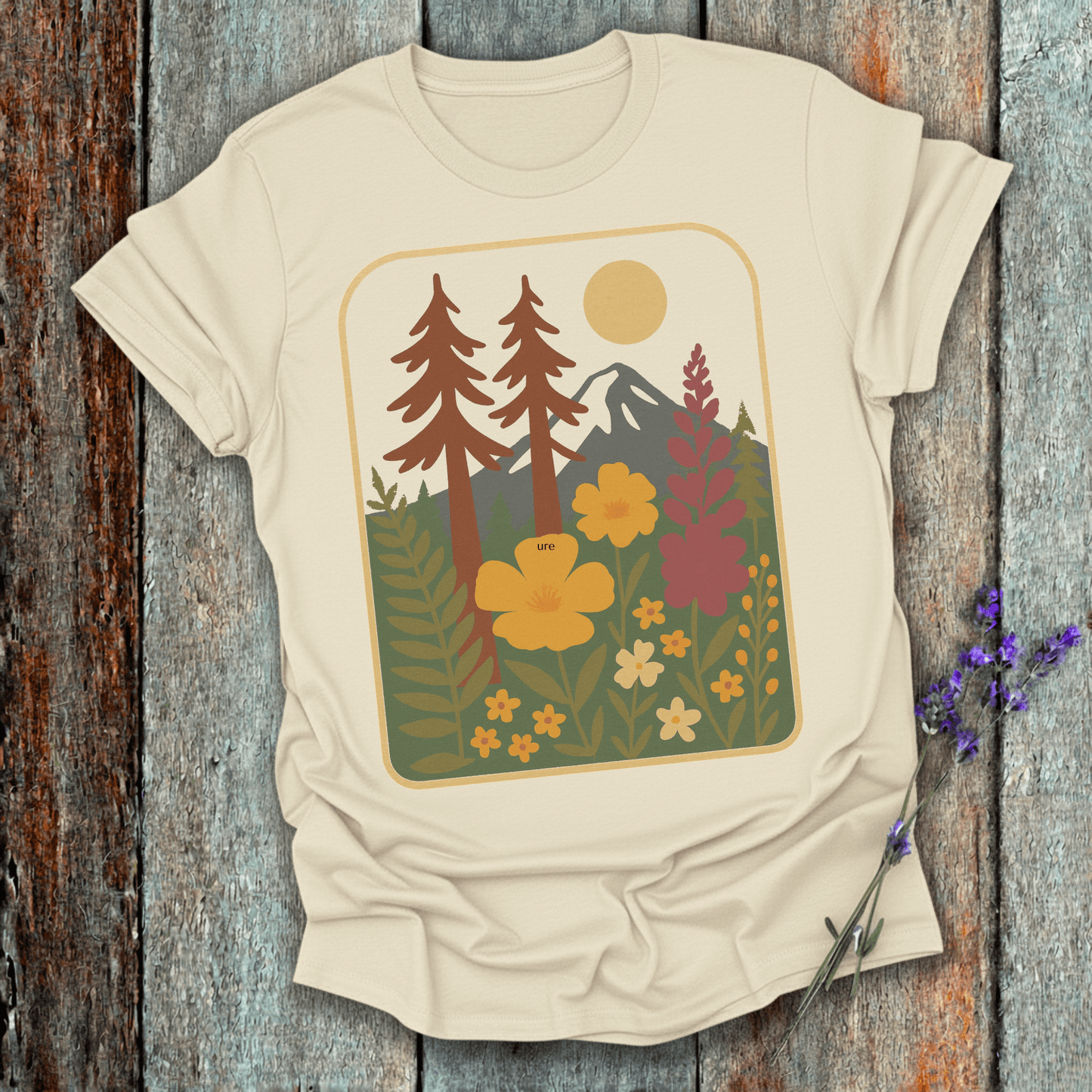 Printify T-Shirt Natural / S Nightsky