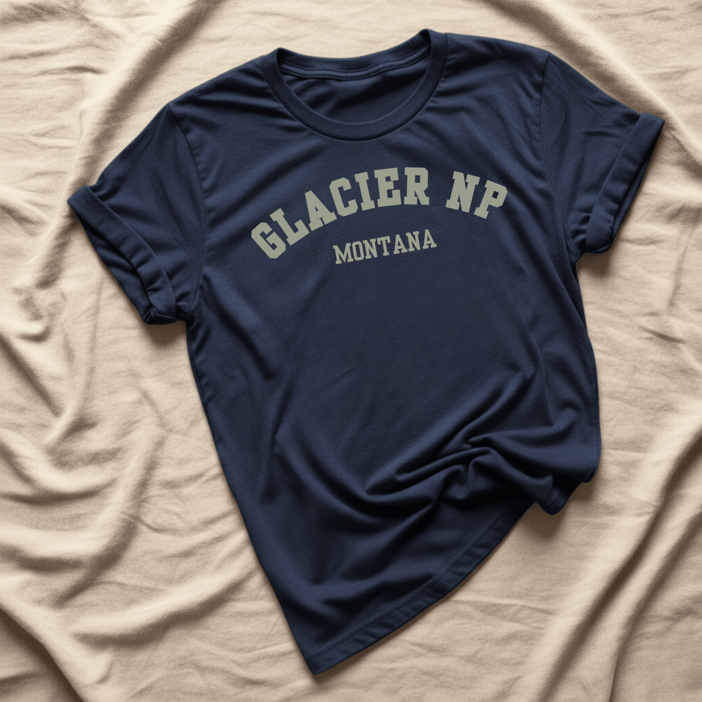 Printify T-Shirt Navy / XS Glacier NP