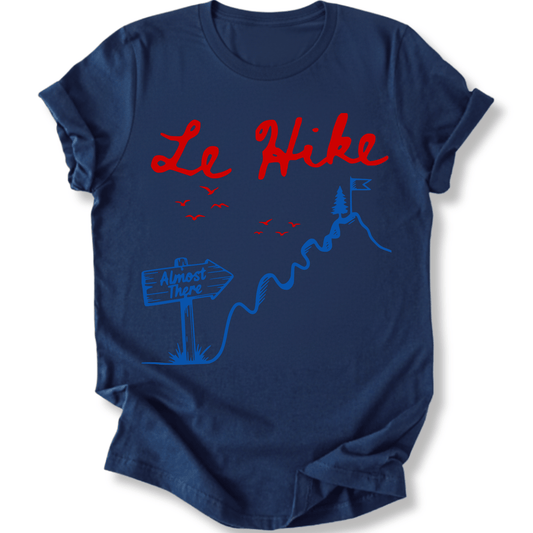 Printify T-Shirt Navy / XS Le Hike