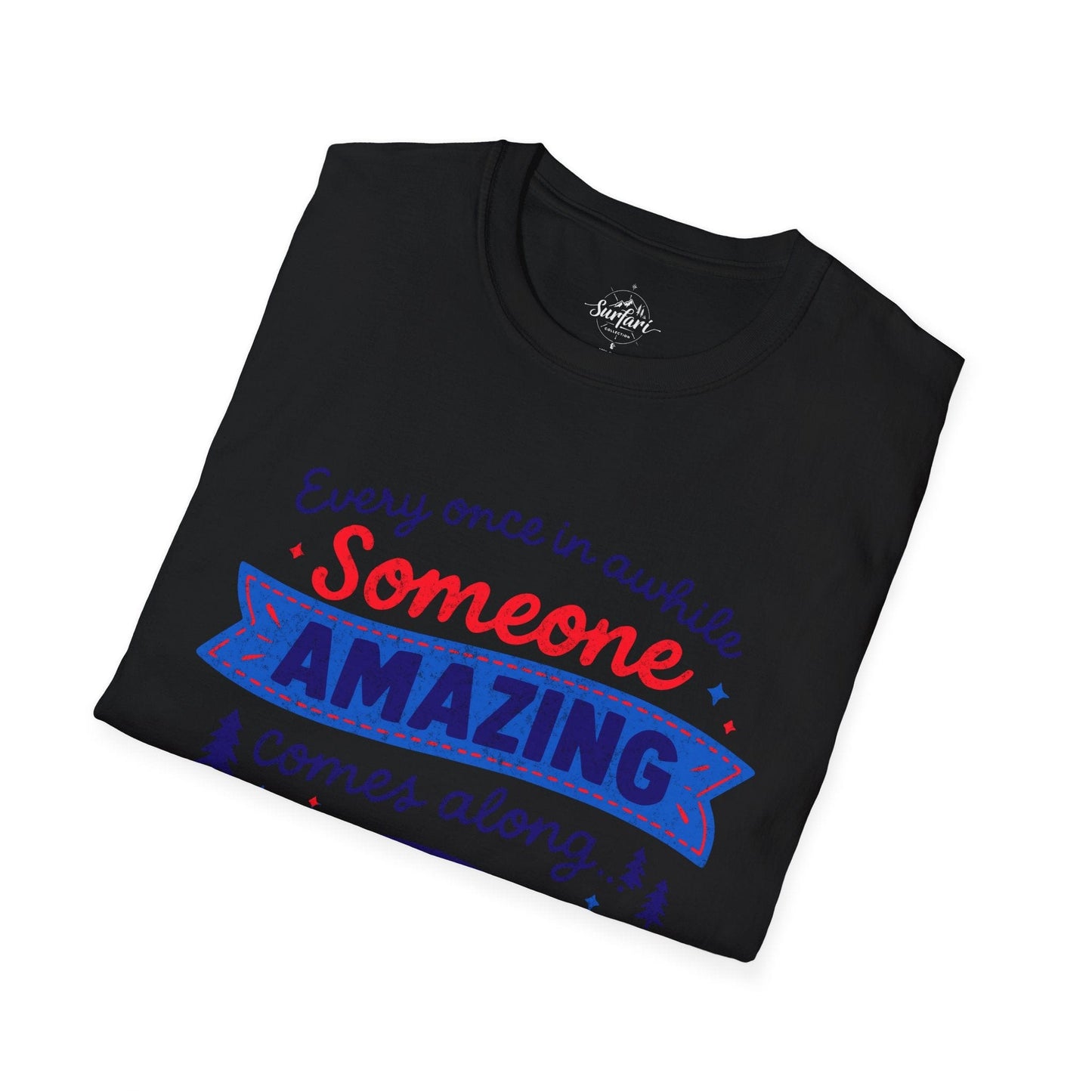 Printify T-Shirt Someone Amazing, Patriotic edition