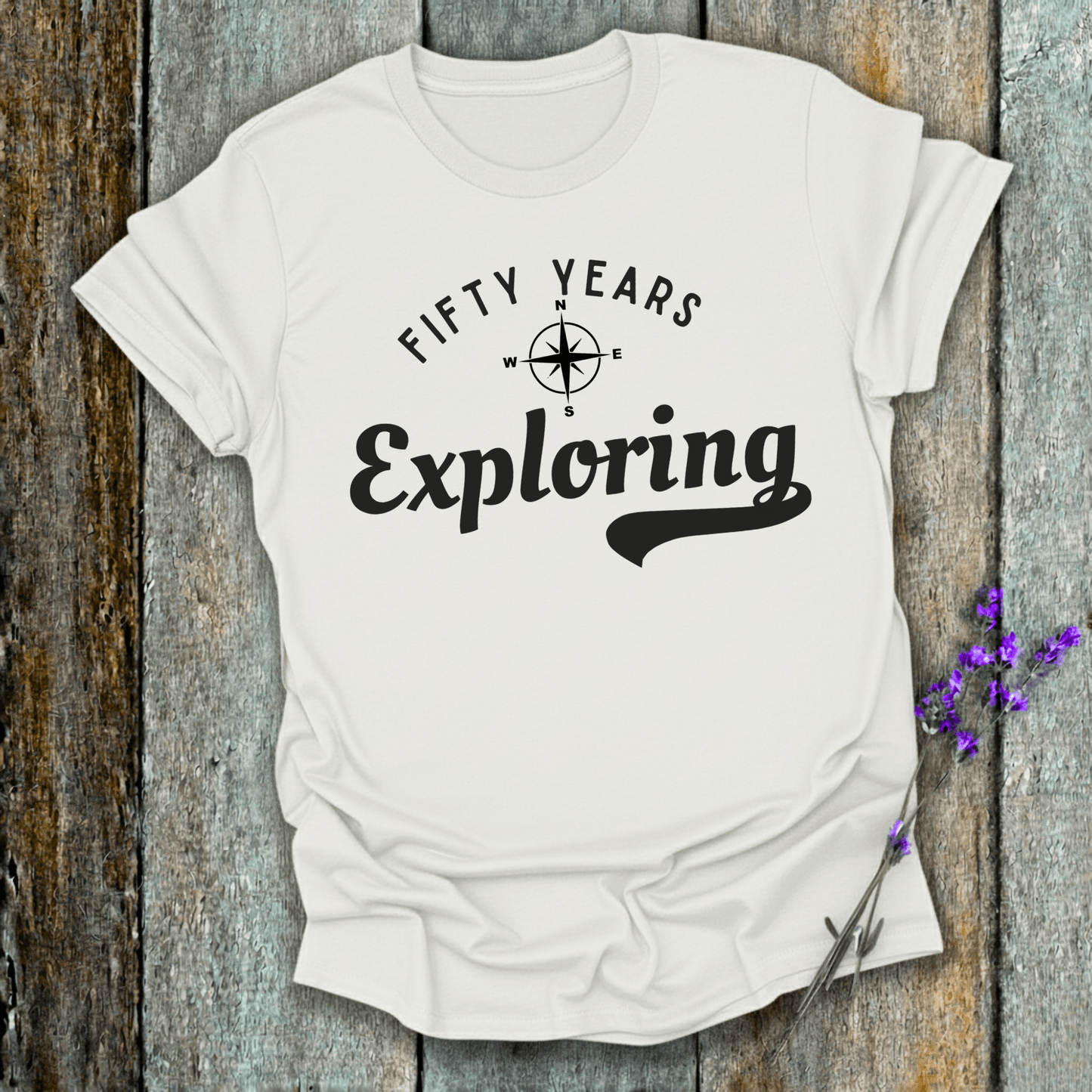 Printify T-Shirt White / XS 50 Years Exploring