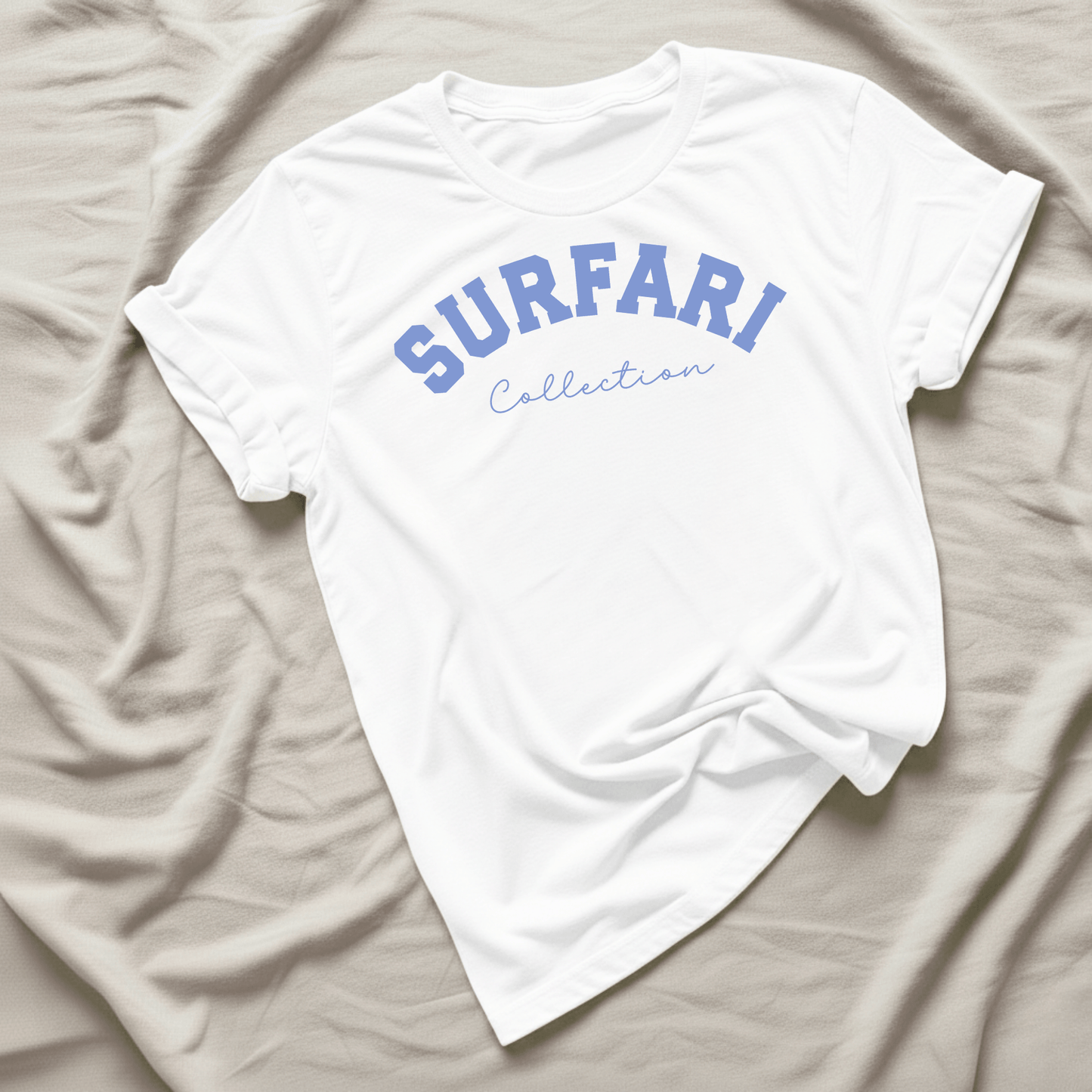 Printify T-Shirt White / XS Blue Surfari Collection