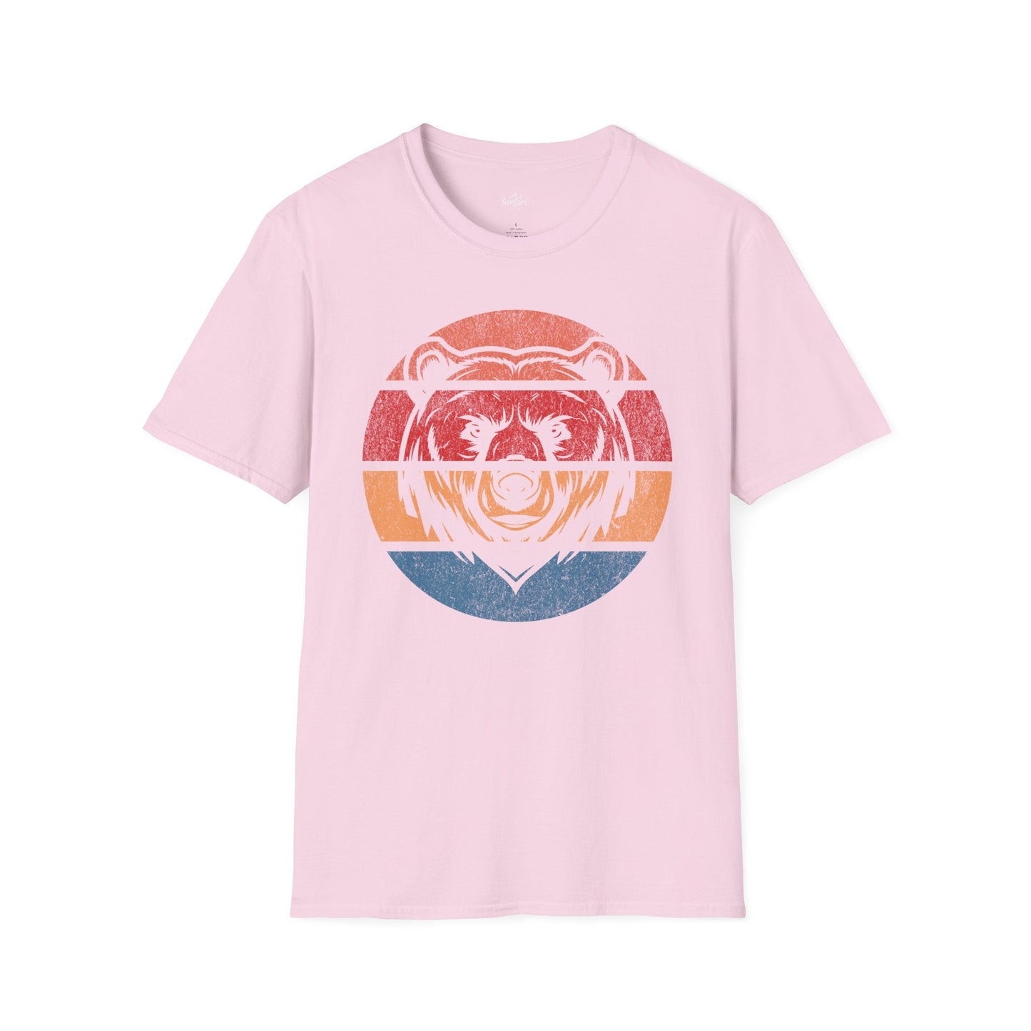 Retro Sunset Bear
