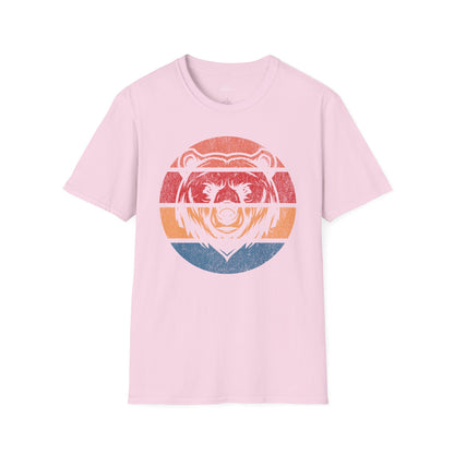 Retro Sunset Bear