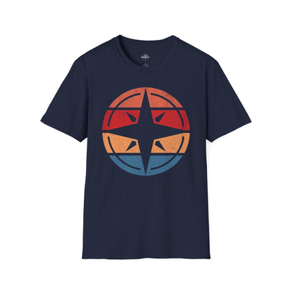 Retro Sunset Compass