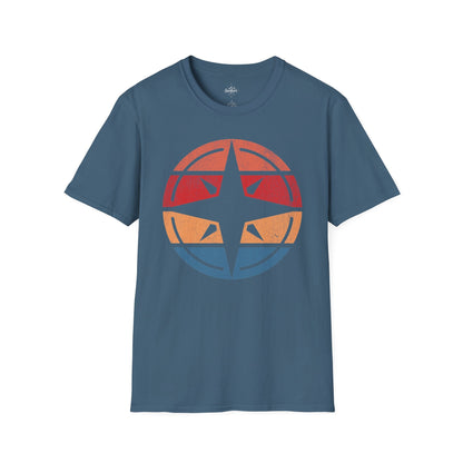 Retro Sunset Compass
