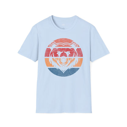 Retro Sunset Bear