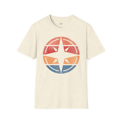 Retro Sunset Compass