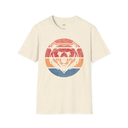Retro Sunset Bear