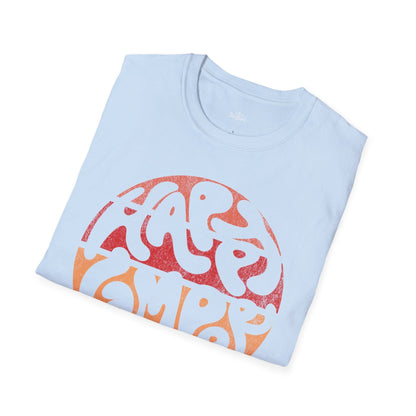 Retro Sunset Happy Camper