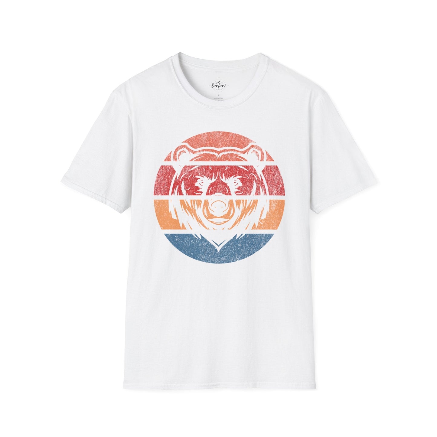 Retro Sunset Bear