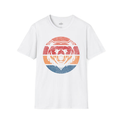Retro Sunset Bear
